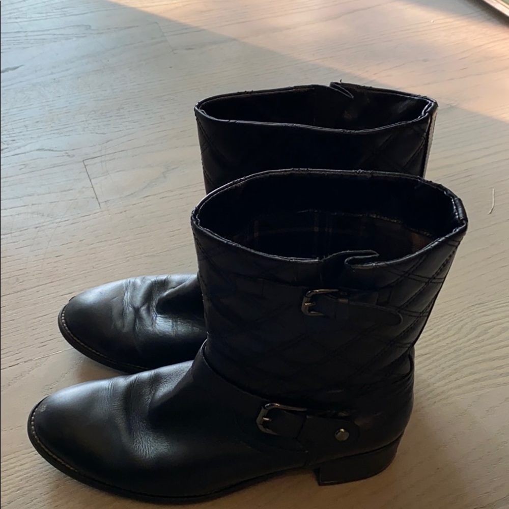Black Leather Italian Boots - Size 10 - Picture 2 of 7
